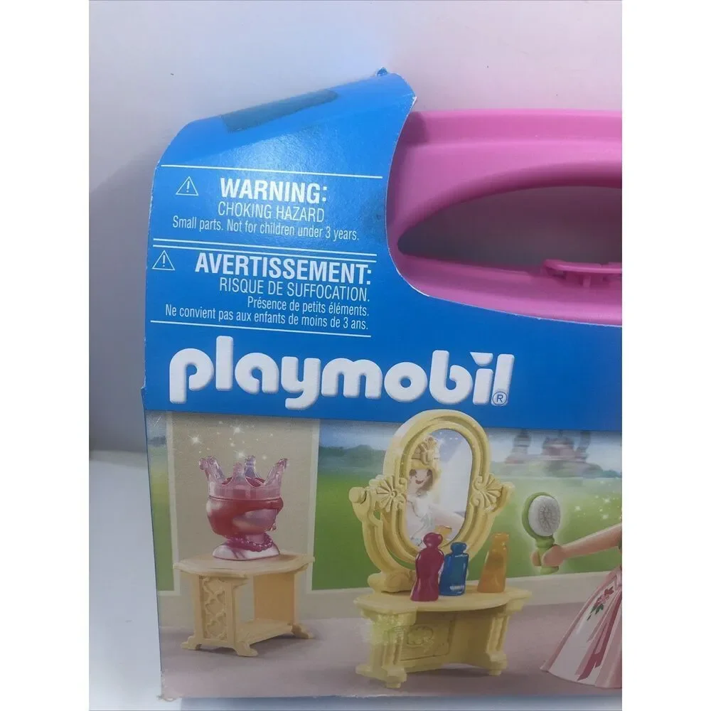 Playmobil Princess Vanity Carry Case pink set 5650 new sealed